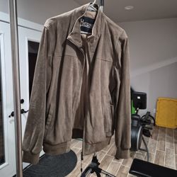 Herno Calfskin Leather Jacket Size 52