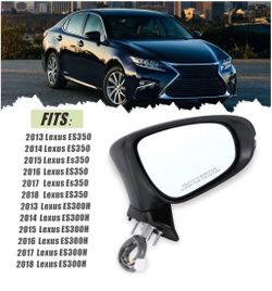Right Passenger Side Mirror Compatible With 2013-18 lexus ES350
