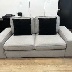 Grey Loveseat Sofa 