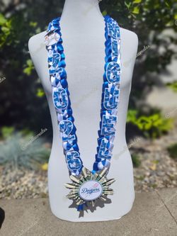 Dodgers Graduation Lei 🎓✨ Read Description ⚠️