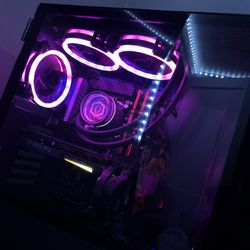 High end gaming pc ready for its new user  Liquid cooled I7-12700k 3070 32gb Ddr4 1t ssd Controllable rgb 