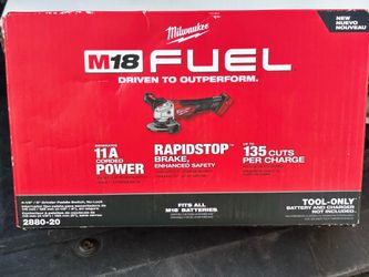 M18 FUEL 18V Lithium-Ion Brushless Cordless 4-1/2 in./5 in. Grinder w/Paddle Switch (Tool-Only)