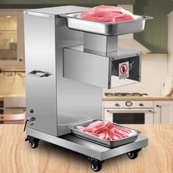 Commercial Meat Cutter Machine 750 Watt Stainless Steel Electric Meat Slicer Meat Slicers for Home Use