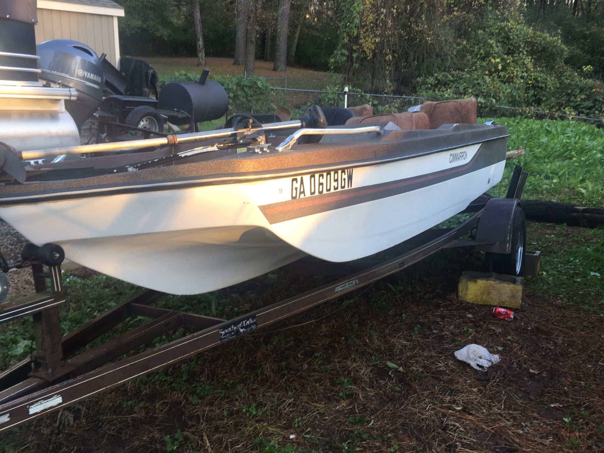 Evinrude 115 and Cimmarron Boat and Trailer