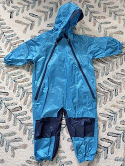 Blue Tuffo Muddy Buddy Kids Waterproof Rain Suit One-Piece Coverall - size 3T (never worn)