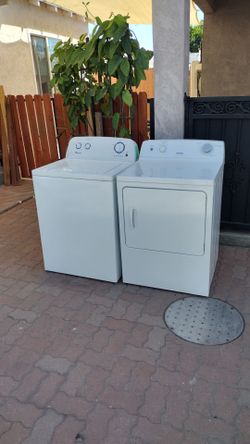 Washer and gas dryer
