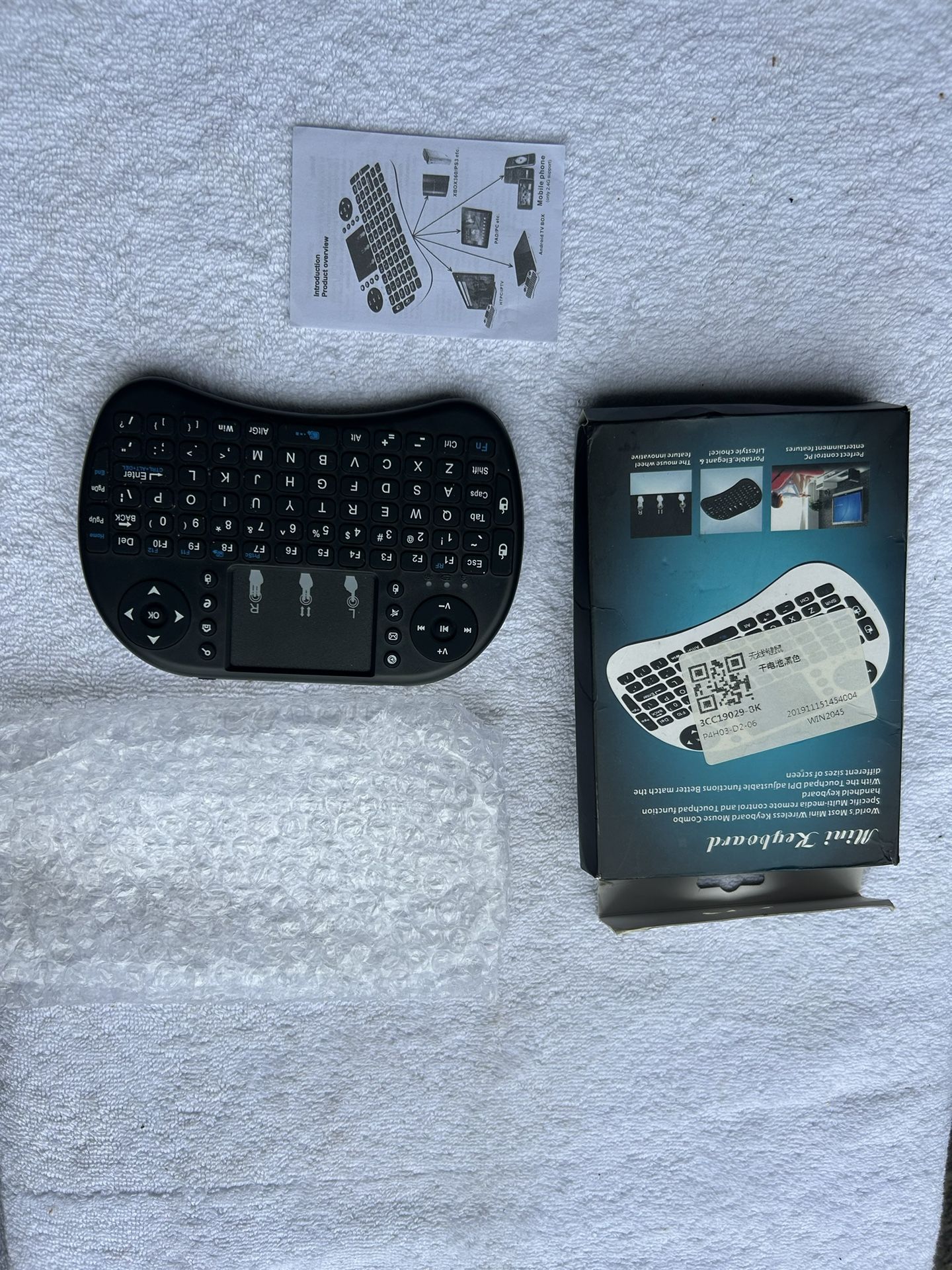 US Mini i8 Wireless Keyboard 2.4G with Touchpad for PC Android Desktop PC TV Box