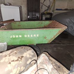 Vintage John Deere Trailer Bucket 