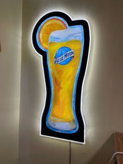 Blue moon led light