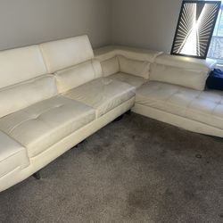 White Sectional 