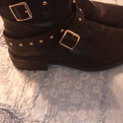 Kurt Geiger Boots Black Leather