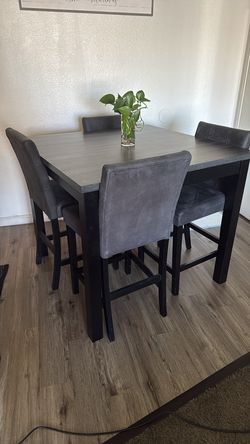 High chair dining table