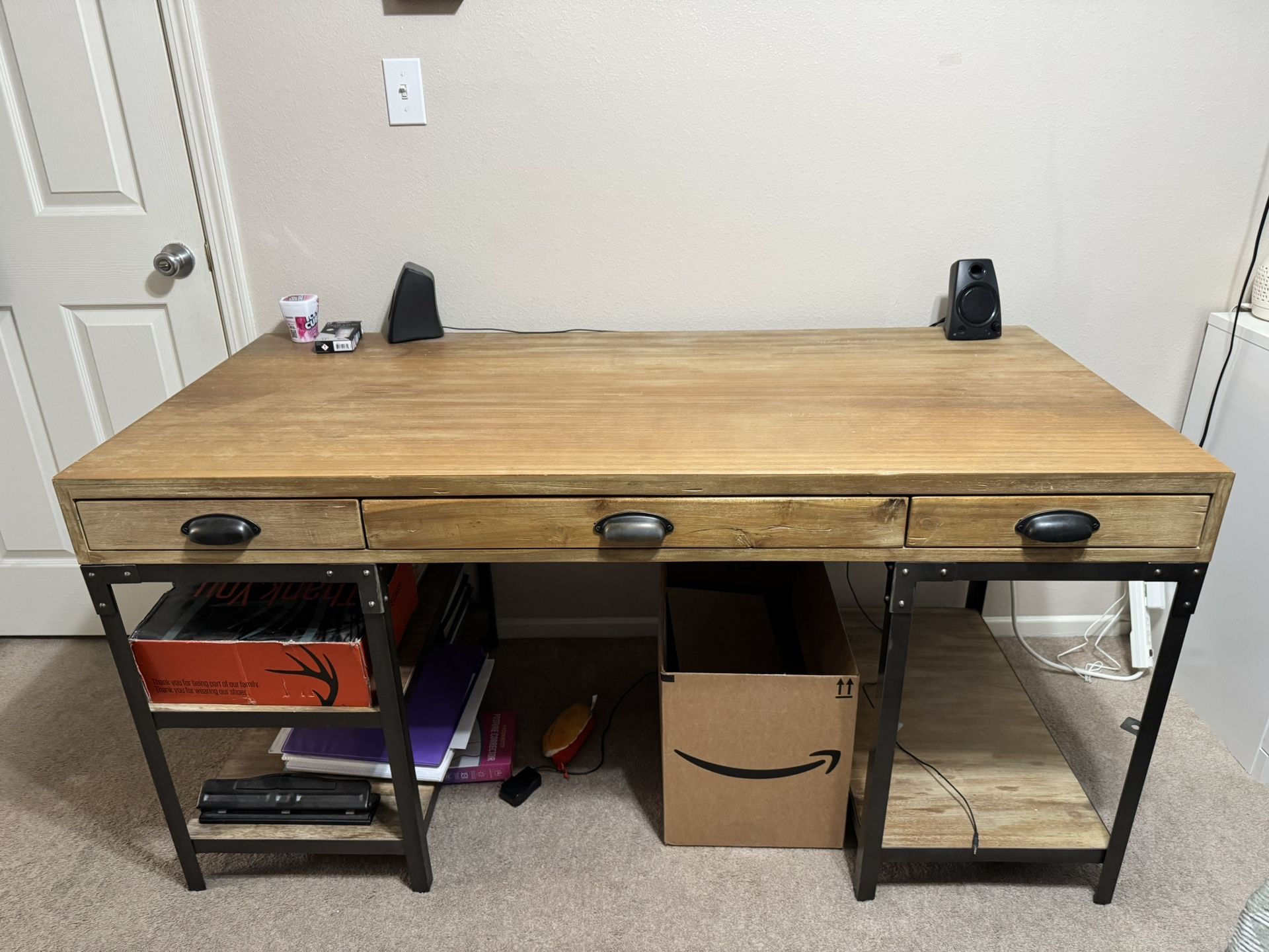 Old Market REAL Wooden Desk