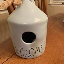 Rae Dunn Welcome Birdhouse