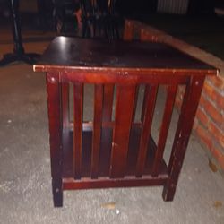 Small Wooden Side Table For Sale 