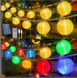 Solar Lantern String Lights