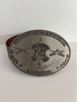 Military Afghanistan Belt Buckle