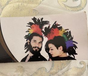 Rainbow Gay Pride Parade Mohawk FUN ZUCKER HEAD PIECE OLD STOCK