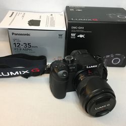 Panasonic GH4 Camera With LUMIX 12-35 Lens And Zhiyun Crane Plus In Excellent Condition