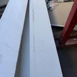 Quartz Back 6” Back Splash White 