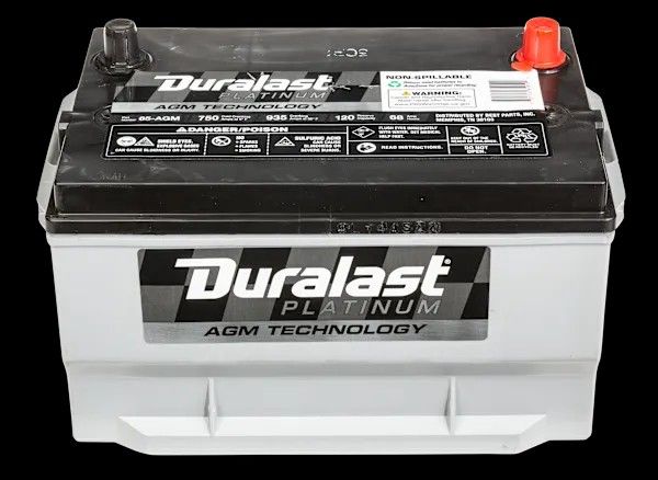 Duralast Platinum Group Size 65 AGM Battery Brand New
