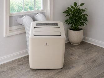 Complete Set! Friedrich 4-in-1, 12k Btu ZoneAire Portable AC, Fan, Heat, and Dehumidifier