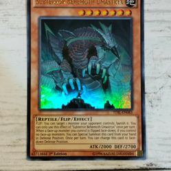 Yugioh Subterror Behemoth Umastryx