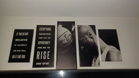 Kobe Bryant wall display $100