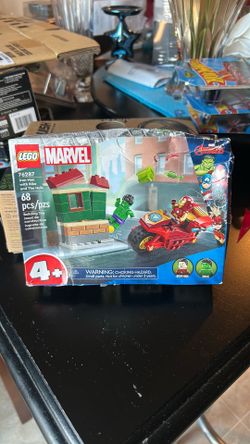 Lego Marvel 76287 Iron Man w/ Bike & Hulk (New Sealed)