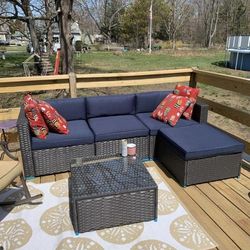 3 Pieces Outdoor Sectional Sofa Set Patio Furniture Reg Price $449