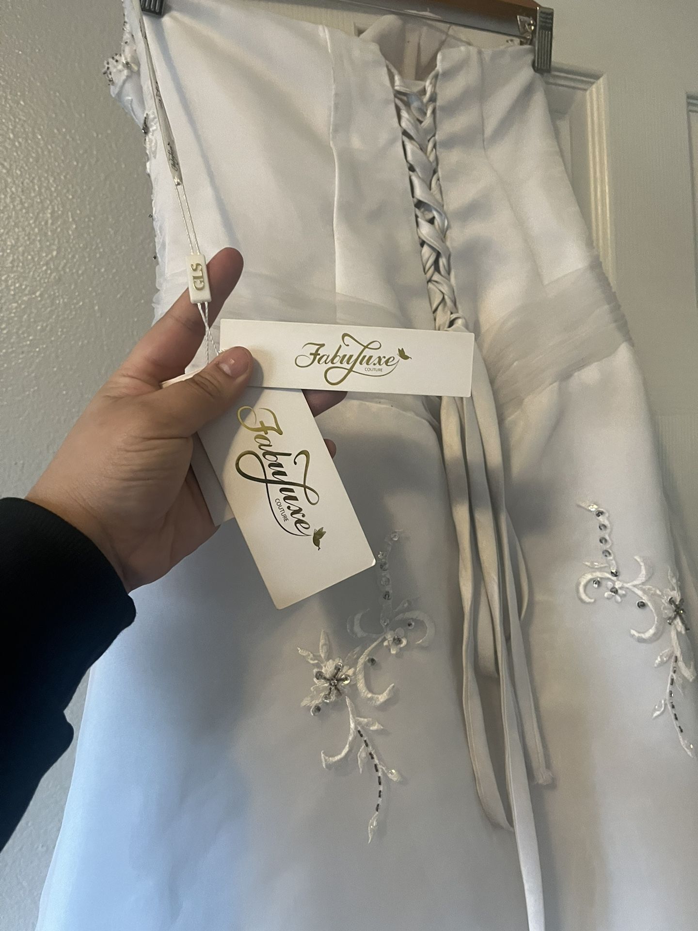 L Corset Wedding Dress
