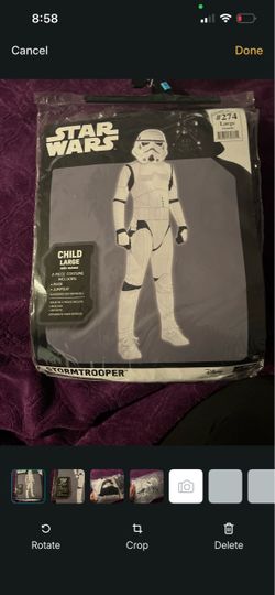 Star Wars Stormtrooper Child Costume Large