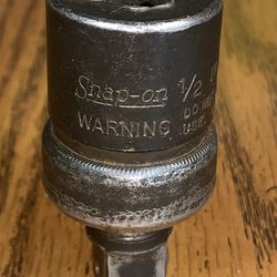 Vintage SNAP ON Tools IP80 1/2" Dr Universal Impact Swivel Joint Extension USA