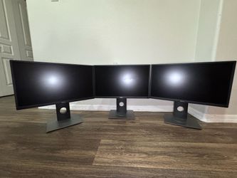 3x Dell 22” Monitors (P2217H) - Tested Working.   Sold as is. Pickup only in Old Town Scottsdale. $119 OBO.