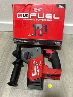 Milwaukee M18 FUEL 18V Lithium-Ion Brushless Cordless 1 in. SDS-Plus Rotary Hammer (Tool-Only)