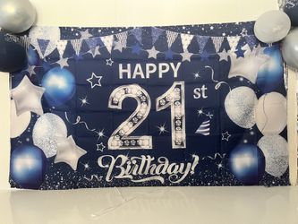 21 Birthday Banner