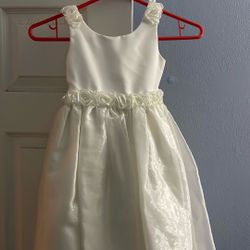 Girls Formal Dress -off White 