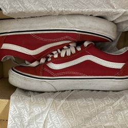 Red Old Skool Vans