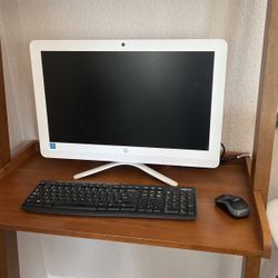 HP All in one computer with wireless mouse and keyboard