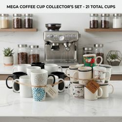 Mega Quality Coffee Mug Collector's Set – 21 Cups