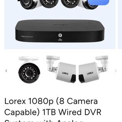 Lorex 1080p 1TB 4 camera System trade available