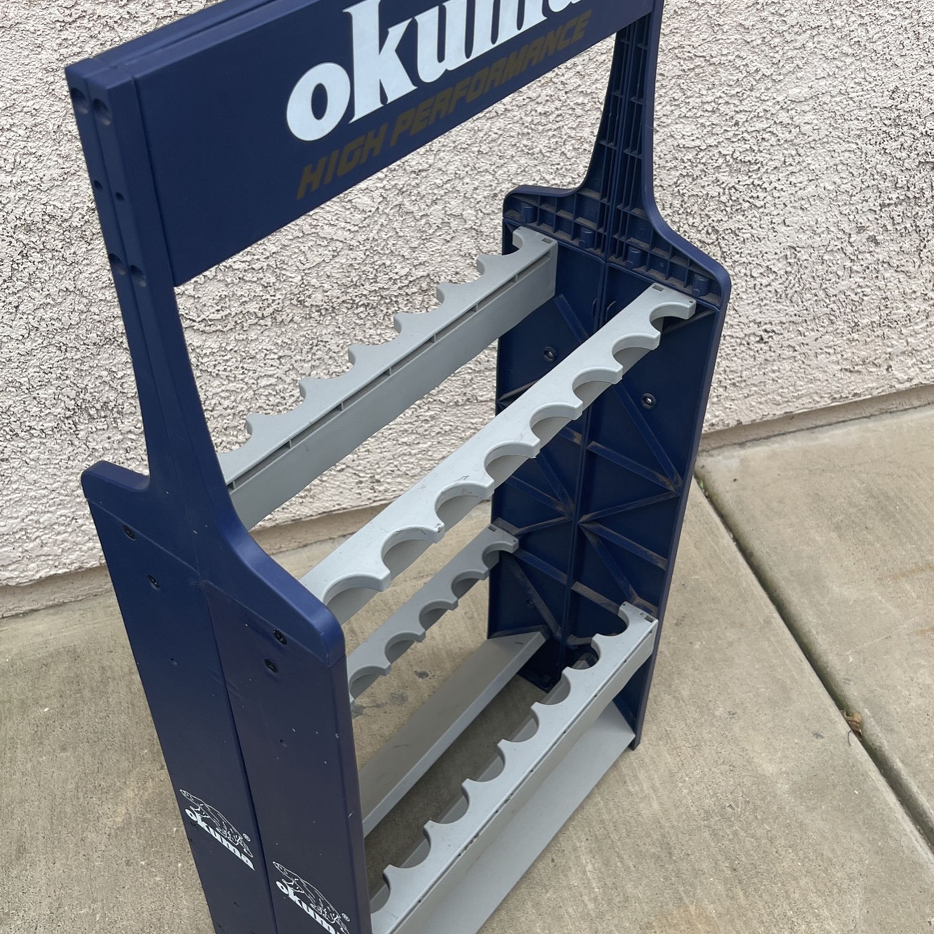 okuma abs rod rack rr-b1 Okuma Expandable ABS Rod Rack- Used In Excellent Condition for Sale in  Corona, CA