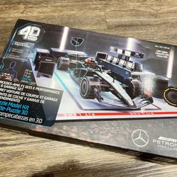 💥 4D Build AMG Petronas Formula One 3D Puzzle Model Kit w LED Lights New RARE