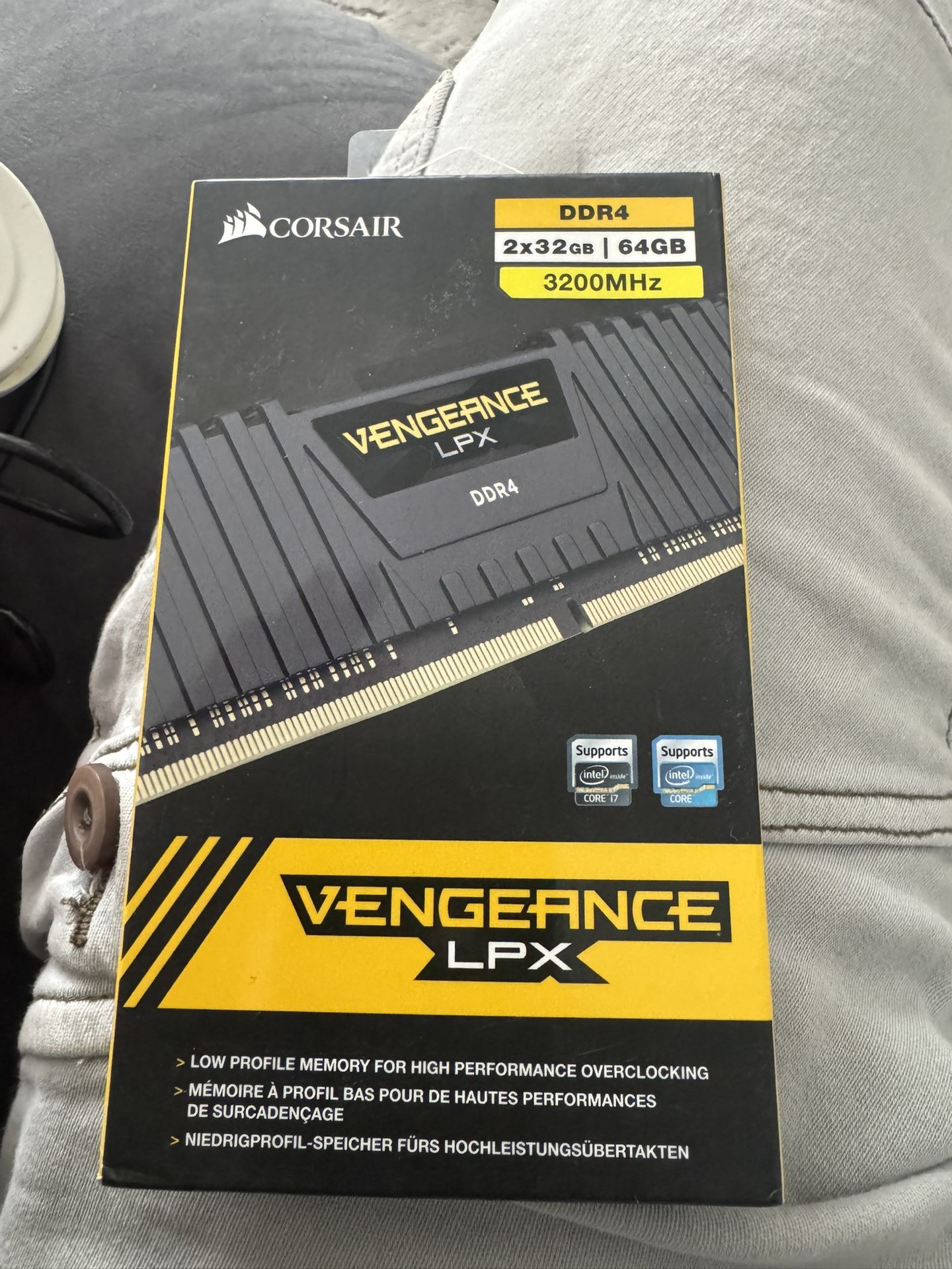 Corsair 64gb Desktop Memory Black