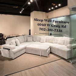 💥 Sectional Sofa Sleeper 💥 Furniture Queen Bedrooms, Dining Avail