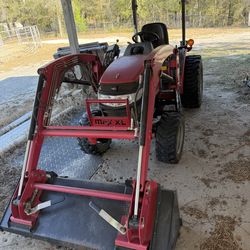 Mahindra Tractor with implements