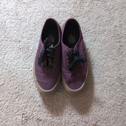 Burgundy/ Gumsole Vans Sneakers