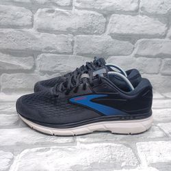 Brooks Men’Size 9.5 Wide E2 Dyad Running Shoes Black/Blue