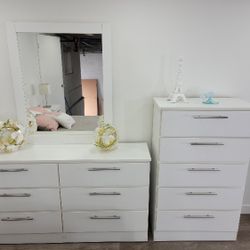 Cómoda Con Espejo Y Gavetero 