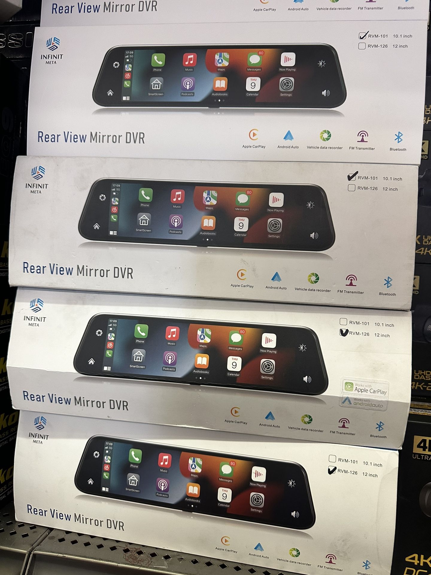 Infinit Meta Digital RearView Mirror DVR